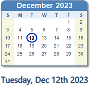 dec 12